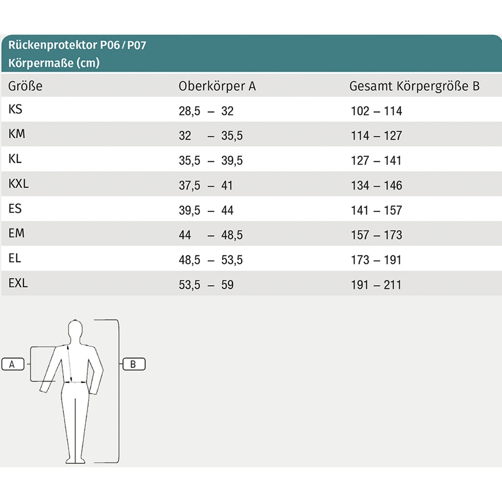 Swing Rückenprotector P06 Erwachsene